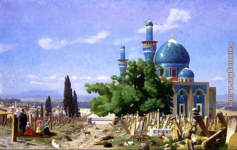Cemetery Gone to Seed painting - Jean-Leon Gerome Cemetery Gone to Seed art painting